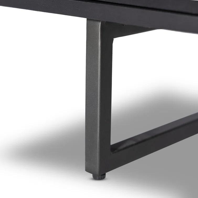 Hannah Media Console - Black and Black
