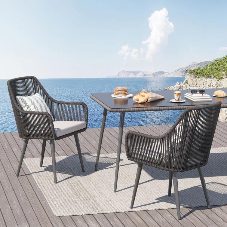 Cassil Outdoor Dining Armchair with Cushion