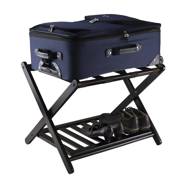 Folding Wood Luggage Rack