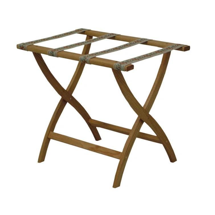 Folding Oak,Wood Luggage Rack