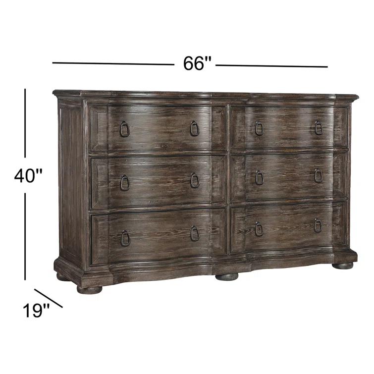 Corrine 6-Drawer Dresser