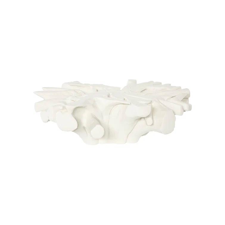 Phillips Collection White Stone Coffee Table