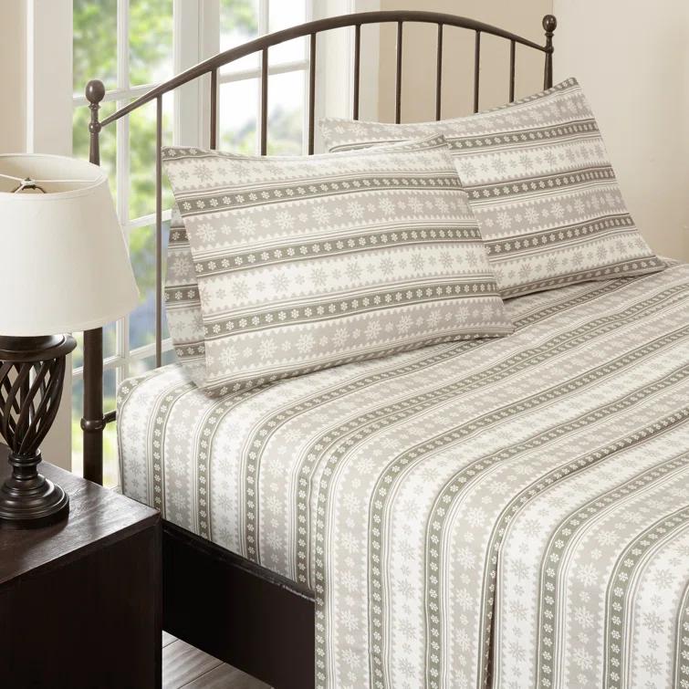 Woolrich 100% Cotton Flannel Sheet Set