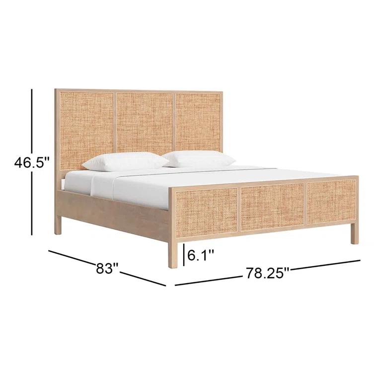 Hannah Platform Bed - Russet / King