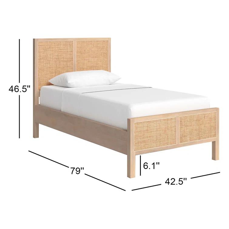 Hannah Platform Bed - Russet / King