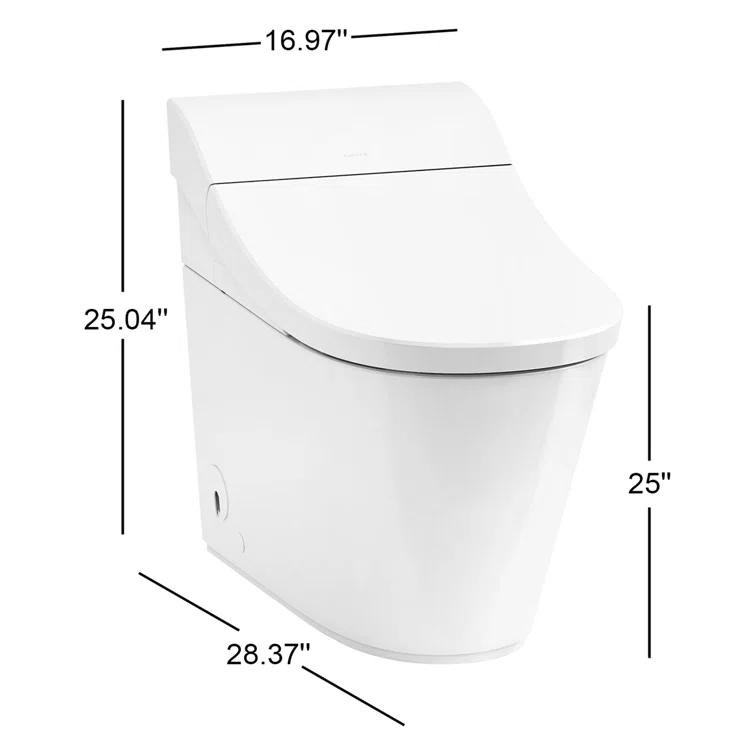 Innate One-Piece Elongated Smart Toilet, Dual-Flush