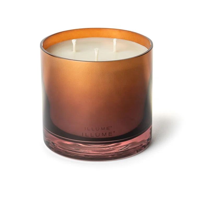 ILLUME Beautifully Done Essentials Terra Tabac Statement Glass Scented Candle