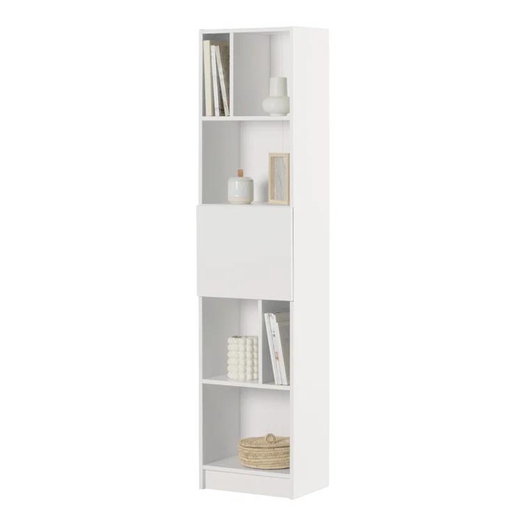 Liora Narrow 5-Shelf Narrow Bookcase