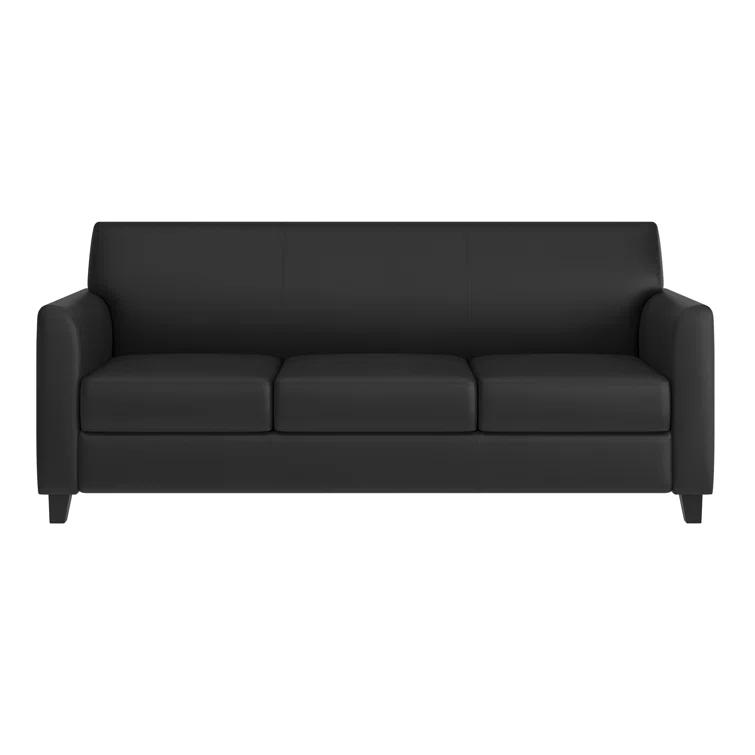 HERCULES Diplomat Series LeatherSoft Sofa with Clean Line Stitched Frame