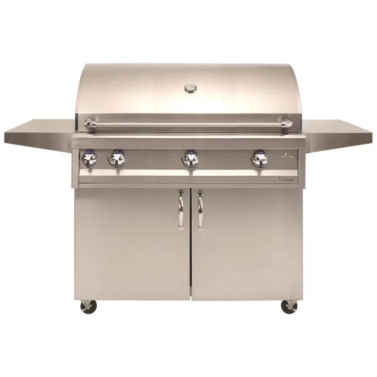 Artisan 42 Inch Freestanding Natural Gas Grill With Rotisserie
