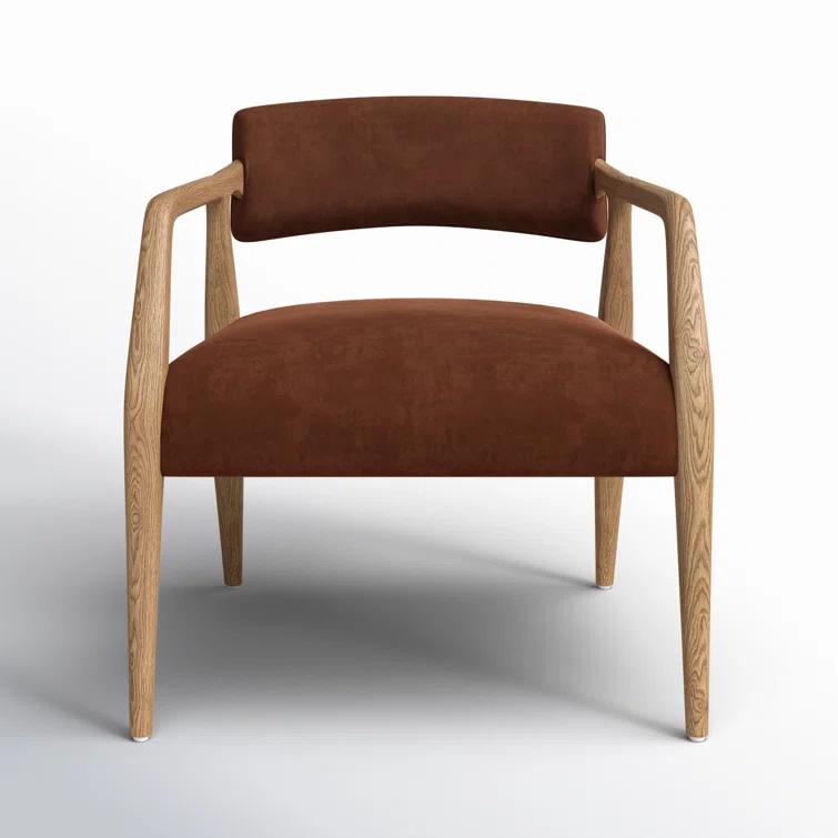Edith Upholstered Velvet Arm Chair
