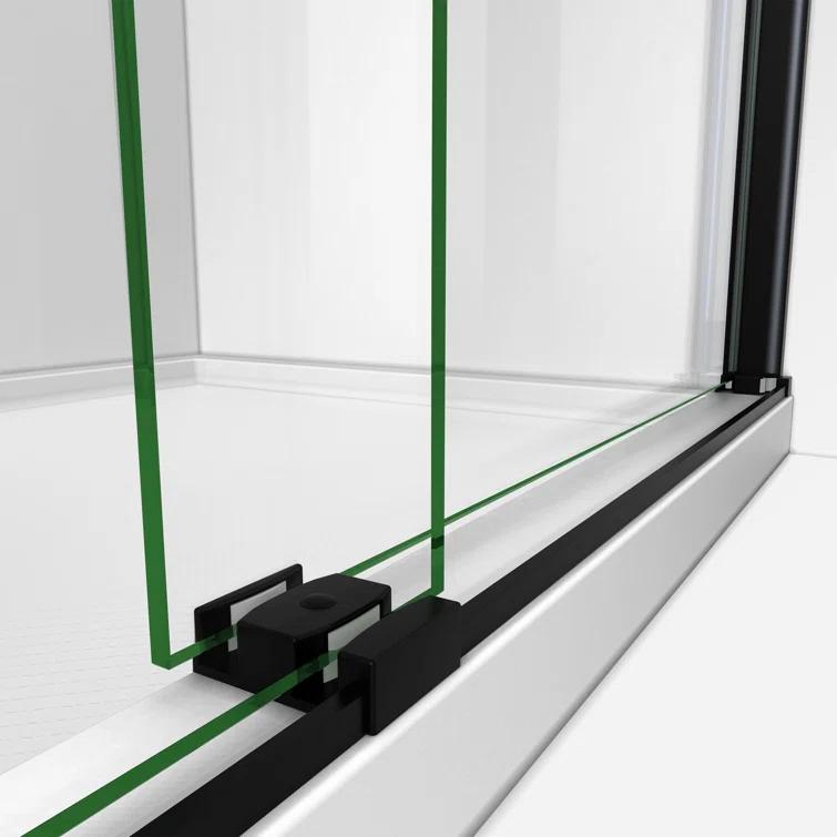 Sapphire 56" W x 76" H Frameless Shower Door