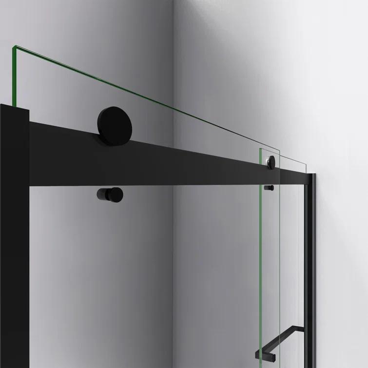 Sapphire 56" W x 76" H Frameless Shower Door