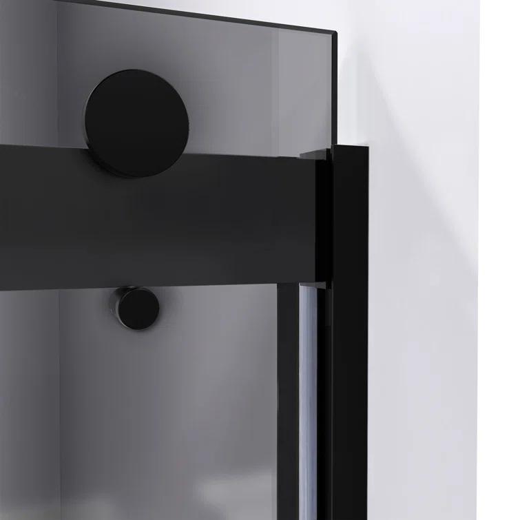 56" - 60" W 60" H Reversible Semi-Frameless Tub Door with ClearMax Technology