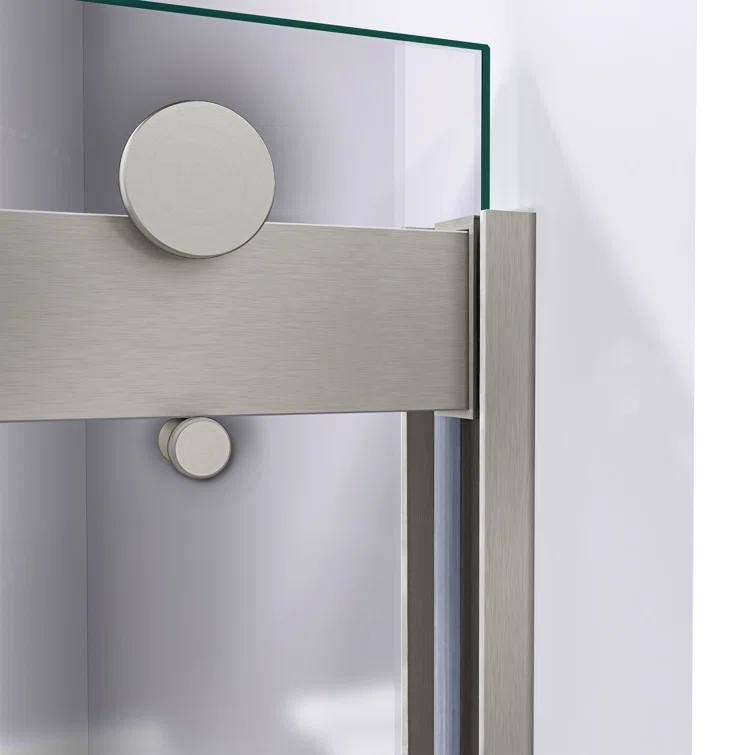 Sapphire 56" W x 76" H Frameless Shower Door