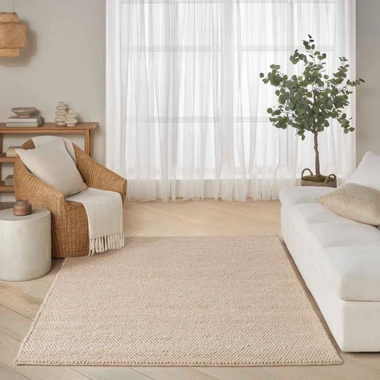 DKNY Pure Knots Beige Modern Indoor Rug