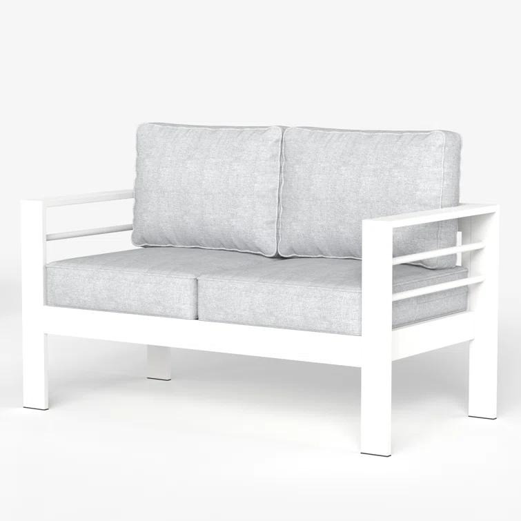 Alturas Standalone Product 50" Wide Outdoor Loveseat