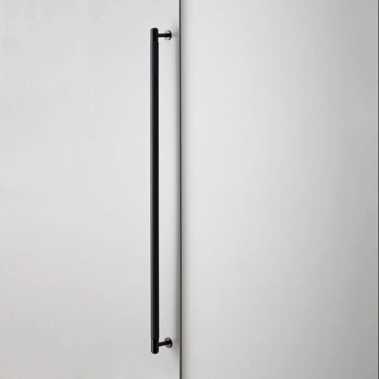 Buster + Punch 29.9 inch Black Cross Knurl Closet Bar