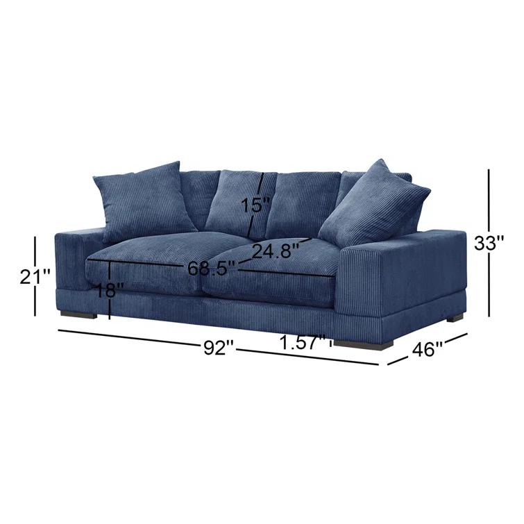 Lonsdale 92'' Upholstered Sofa