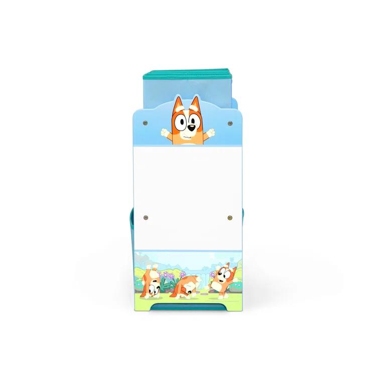 Delta Children Bluey Design & Store 6 Bin Toy Storage Organizer By Delta Children - Greenguard Gold Certified