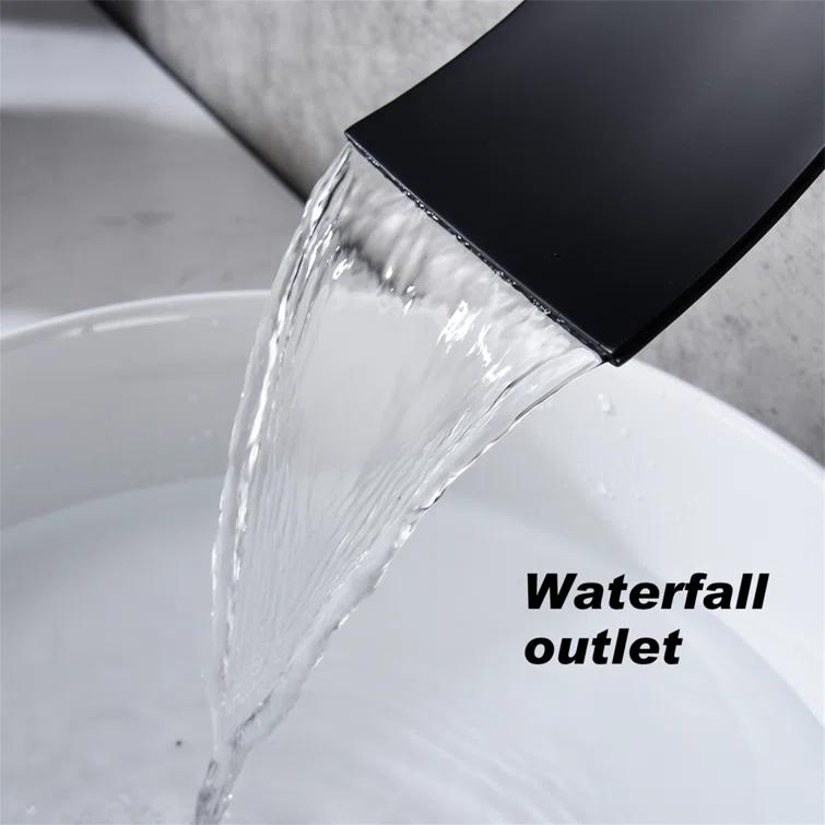 Tryimagine Wall Mount Widespread Bathroom Faucet CCNPPcc-TH-9008YH