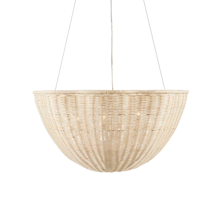 Mosley Pendant Light - Bleached Natural / 26" Dia