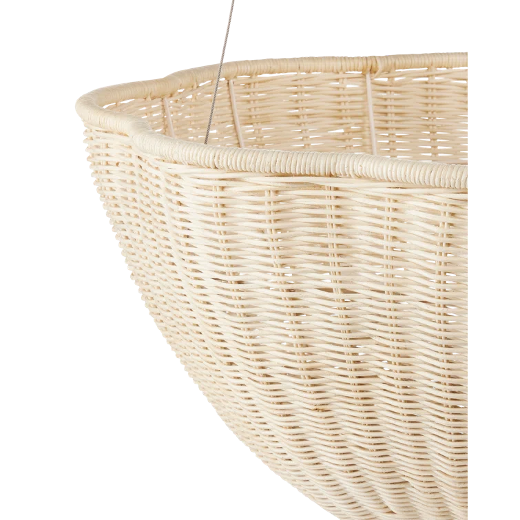 Mosley Pendant Light - Bleached Natural / 26" Dia
