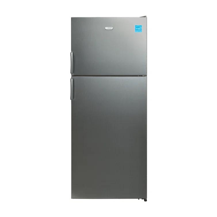 Equator Advanced Appliances Equator 14.3 cf Stainless Refrigerator-Freezer Top Mount Frost Free E-Star Europe RF 142 S