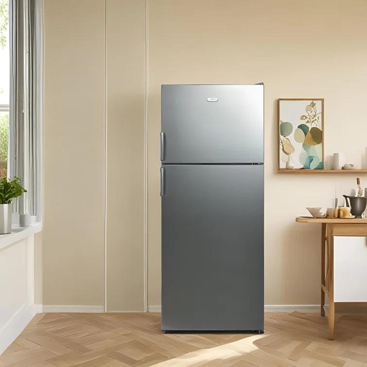 Equator Advanced Appliances Equator 14.3 cf Stainless Refrigerator-Freezer Top Mount Frost Free E-Star Europe RF 142 S