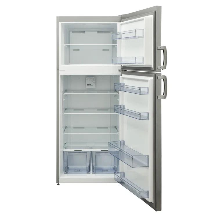 Equator Advanced Appliances Equator 14.3 cf Stainless Refrigerator-Freezer Top Mount Frost Free E-Star Europe RF 142 S