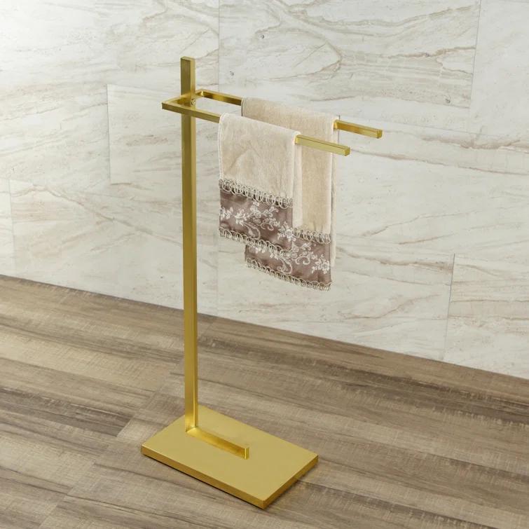 Kingston Brass Edenscape Freestanding Dual Towel Rack