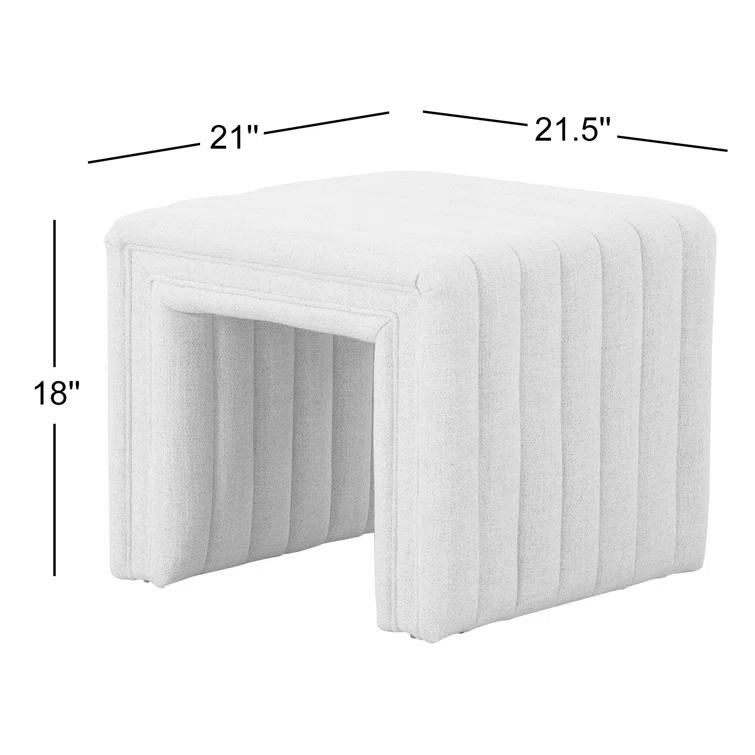 Gavin Square Ottoman - Small