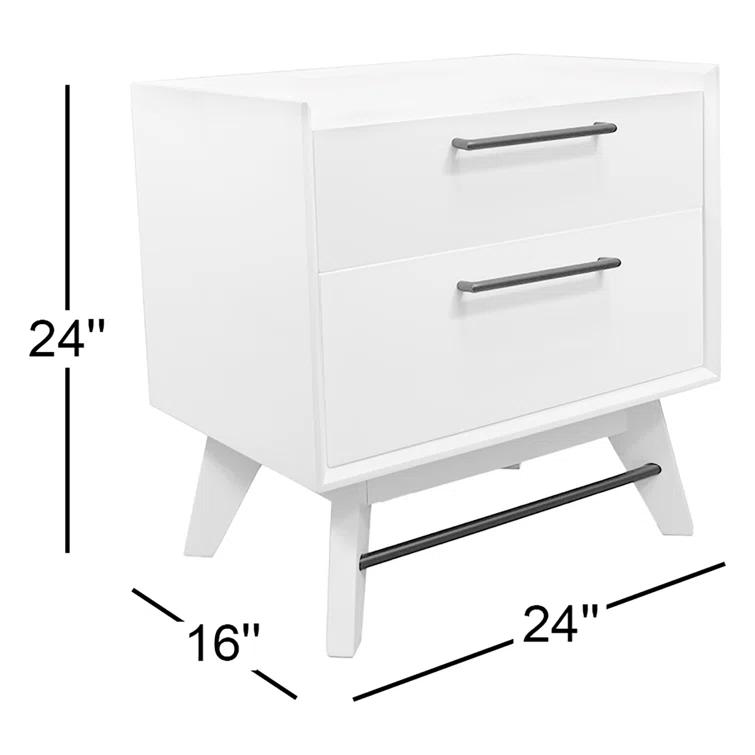 Walter 24'' W Solid Wood Nightstand