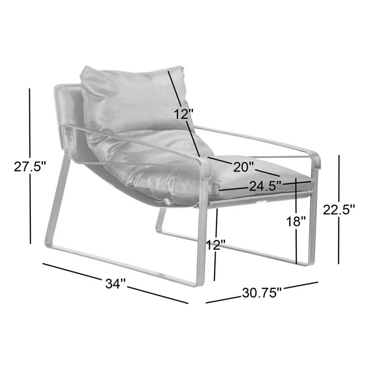 Bo Leather Accent Chair