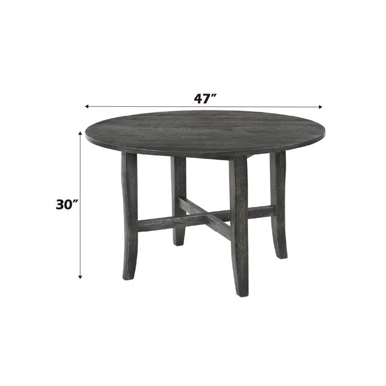 Kappel Round Dining Table in Rustic Oak