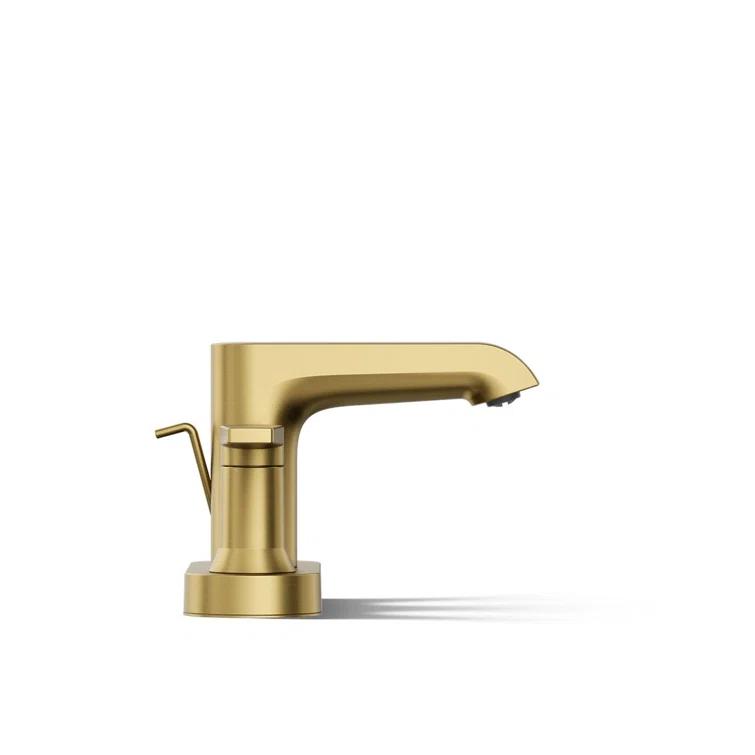 Kohler Hint Centerset 4 inch Bathroom Faucet with Pop-Up Drain Assembly, 2-Handle Bathroom Sink Faucet, 1.2 gpm