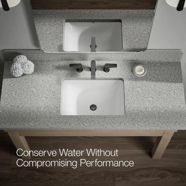 Kohler ® Hint ® Widespread Matte Black Bathroom Sink Faucet