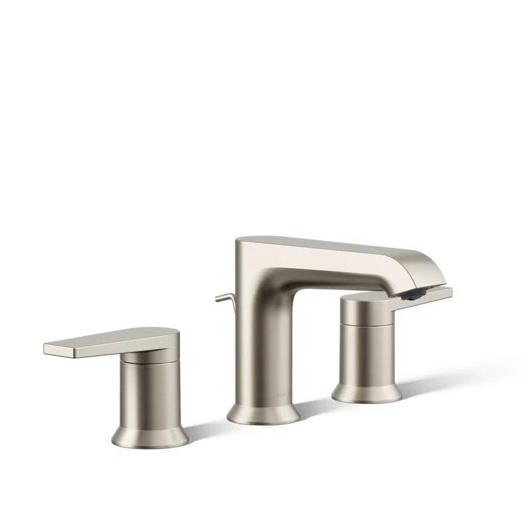 Kohler ® Hint ® Widespread Brushed Nickel Bathroom Sink Faucet