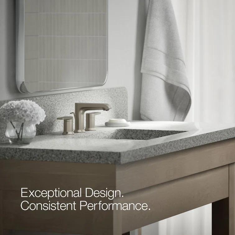 Kohler ® Hint ® Widespread Brushed Nickel Bathroom Sink Faucet