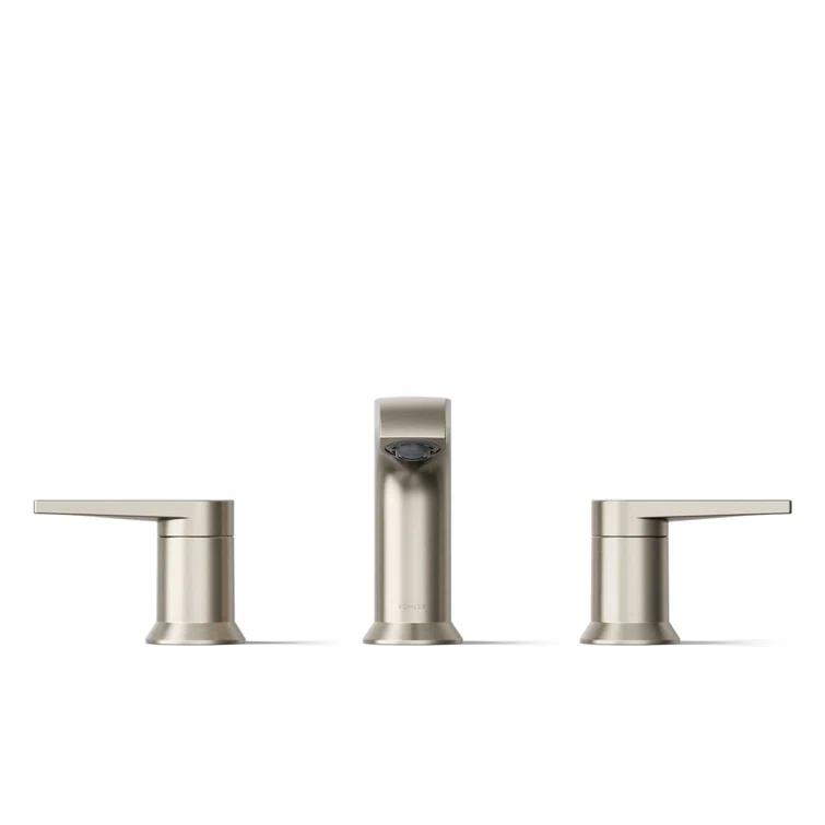 Kohler ® Hint ® Widespread Brushed Nickel Bathroom Sink Faucet