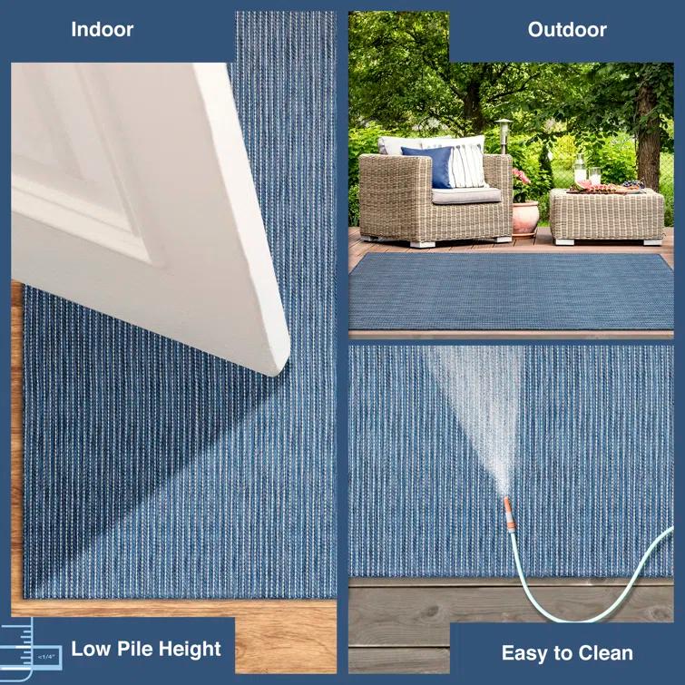 Saldanha Striped Indoor / Outdoor Rug