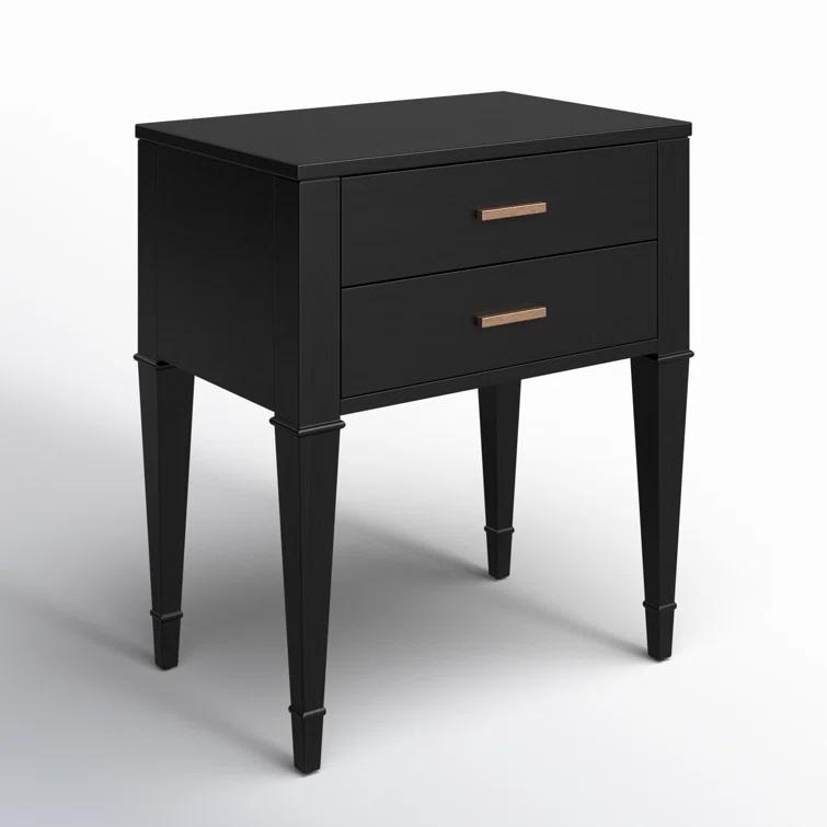 Butler Specialty Company Kai 2 Drawer End Table - Black Licorice