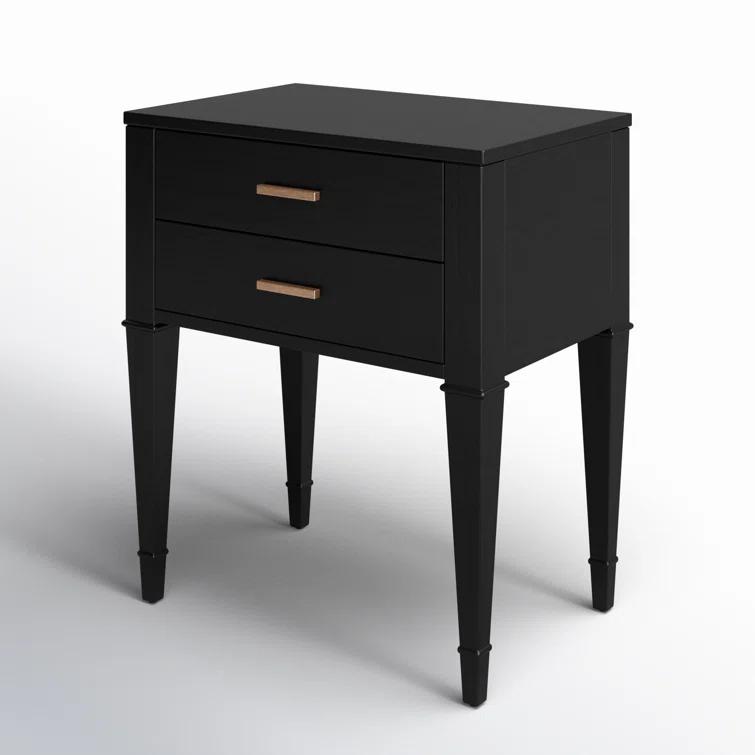 Butler Specialty Company Kai 2 Drawer End Table - Black Licorice