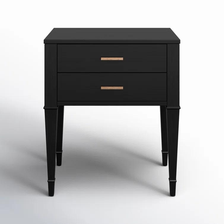 Butler Specialty Company Kai 2 Drawer End Table - Black Licorice