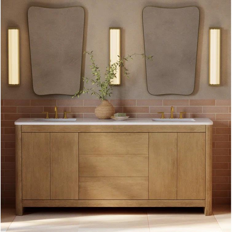 Freya Single Frosted Dimmable LED Vanity Light