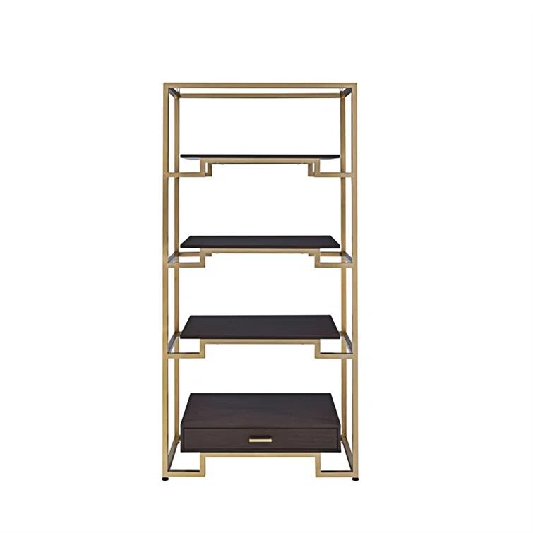 ACME Yumia Bookshelf in Gold