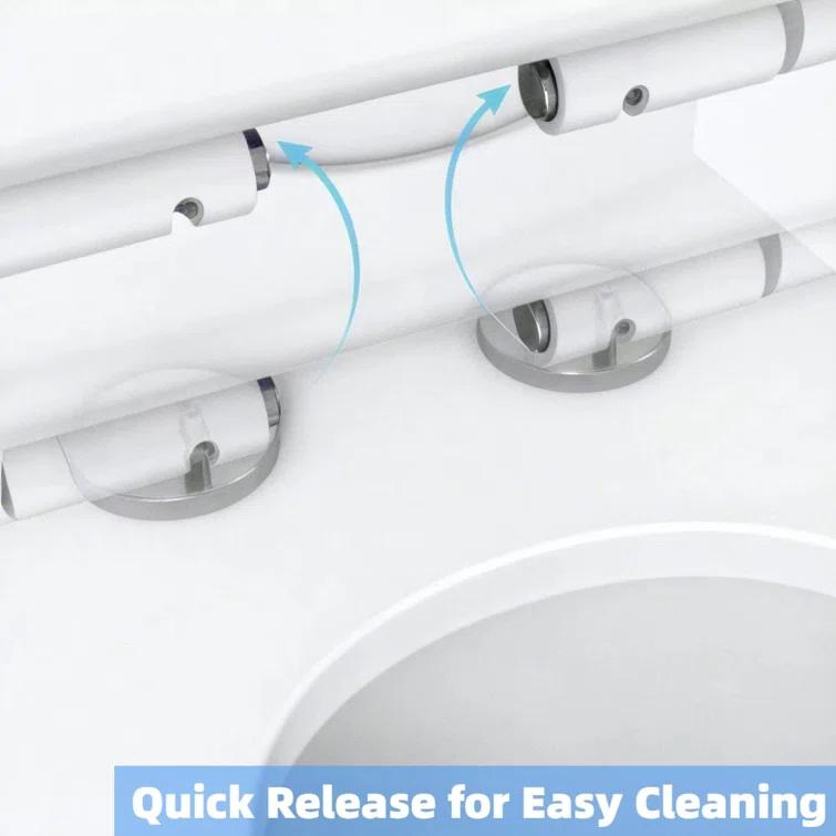 Momei 1.6 GPF Dual-Flush Toilet Modern Elongated One-Piece Toilet (Seat Included)