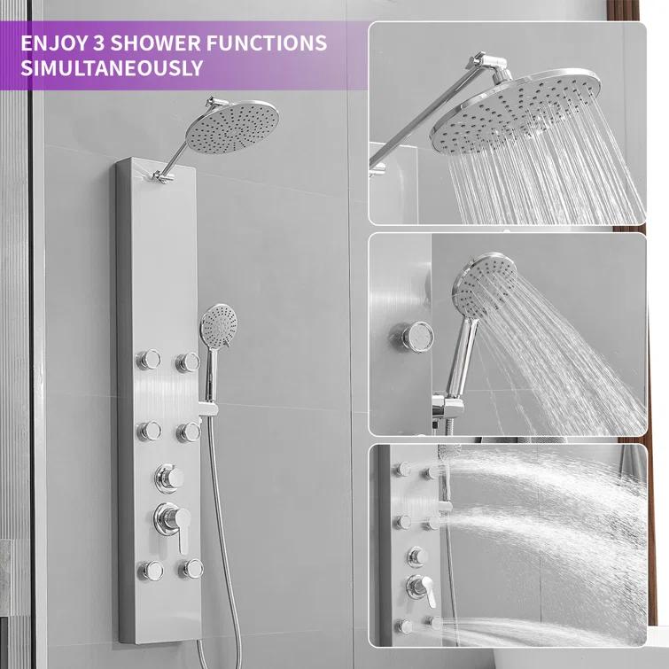 60.55'' Shower Panel with Adjustable Shower Head