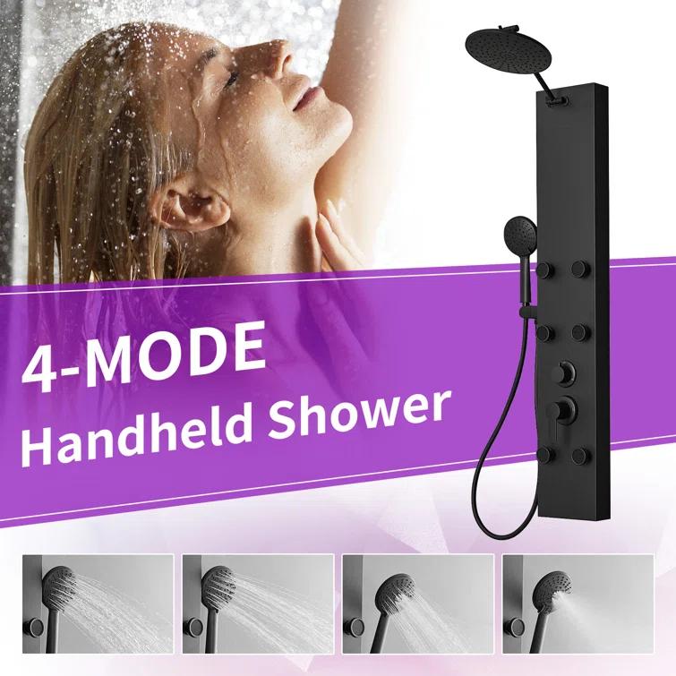 60.55'' Shower Panel with Adjustable Shower Head