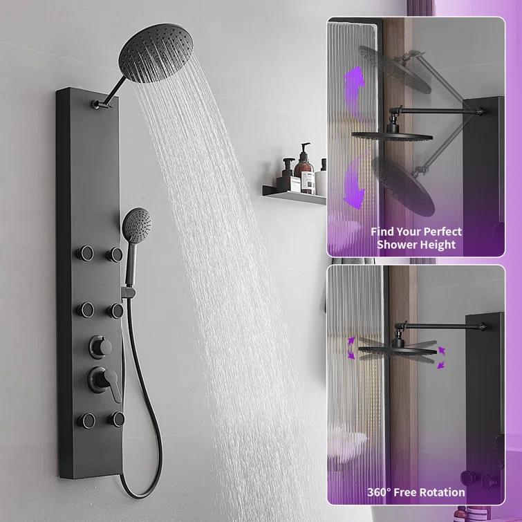 60.55'' Shower Panel with Adjustable Shower Head